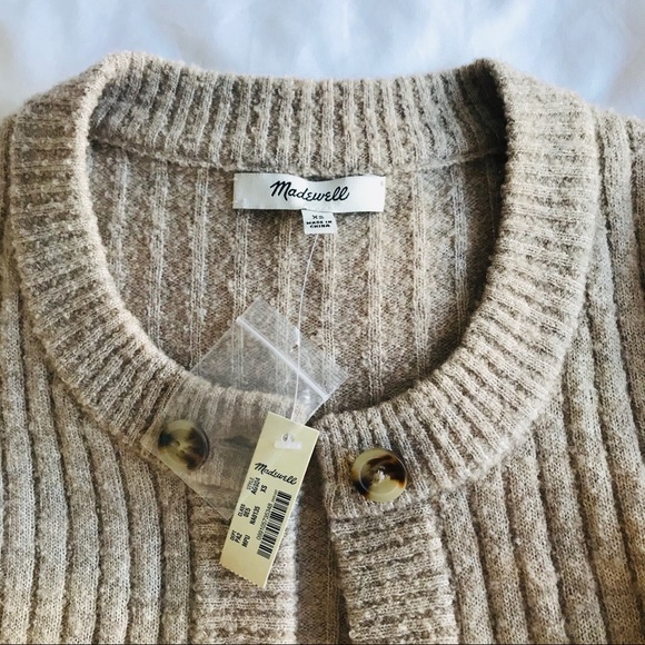 Madewell Merritt shrunken cardigan sweater - Picture 4 of 7
